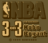 NBA 3 on 3 featuring Kobe Bryant Title Screen